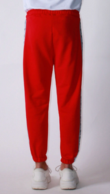 PANTALONE DI TUTA CON POLSINO BANDA SPORTSWEAR - BERNA - ART. 251066