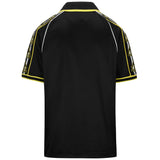 T-SHIRT 222 BANDA ROMBAT 433 - KAPPA - ART. 322F8DW - COL. Black-white-yellow blazing
