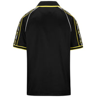 T-SHIRT 222 BANDA ROMBAT 433 - KAPPA - ART. 322F8DW - COL. Black-white-yellow blazing