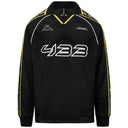 T-SHIRT 222 BANDA ROMBAT 433 - KAPPA - ART. 352616W - COL. Black-white-yellow blazing