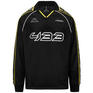 T-SHIRT 222 BANDA ROMBAT 433 - KAPPA - ART. 352616W - COL. Black-white-yellow blazing