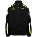 FELPA 222 BANDA SAACHIS 433 - KAPPA - ART. 361X4IW - COL. Black-white-yellow blazing