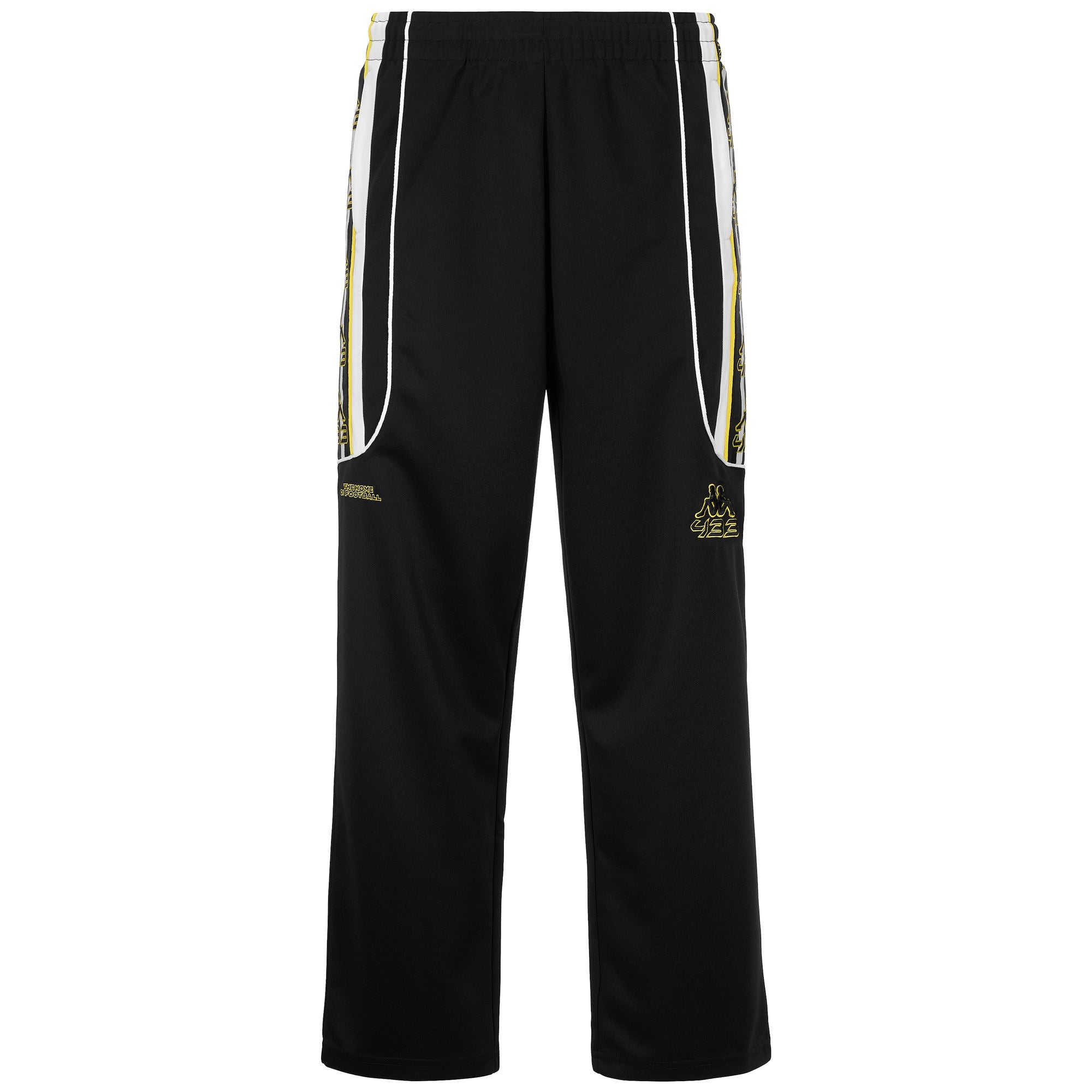 PANTALONE DI TUTA 222 BANDA ARESTE 433 - KAPPA - ART. 36231FW - COL. Black-white-yellow blazing