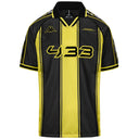 T-SHIRT 222 BANDA ROMBAT 433 - KAPPA - ART. 372243W - COL. Yellow blazing-grey shadow-black-white